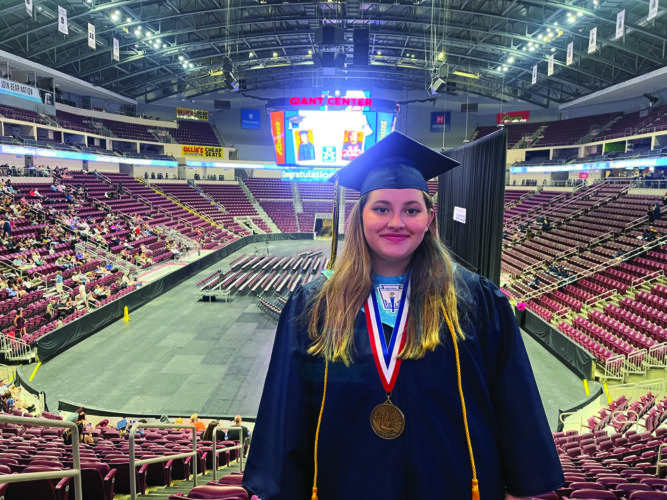 Hollidaysburg teen graduates two years early